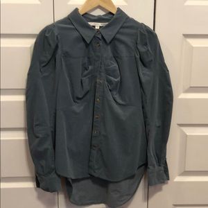 Veronica Beard Blue Button Down